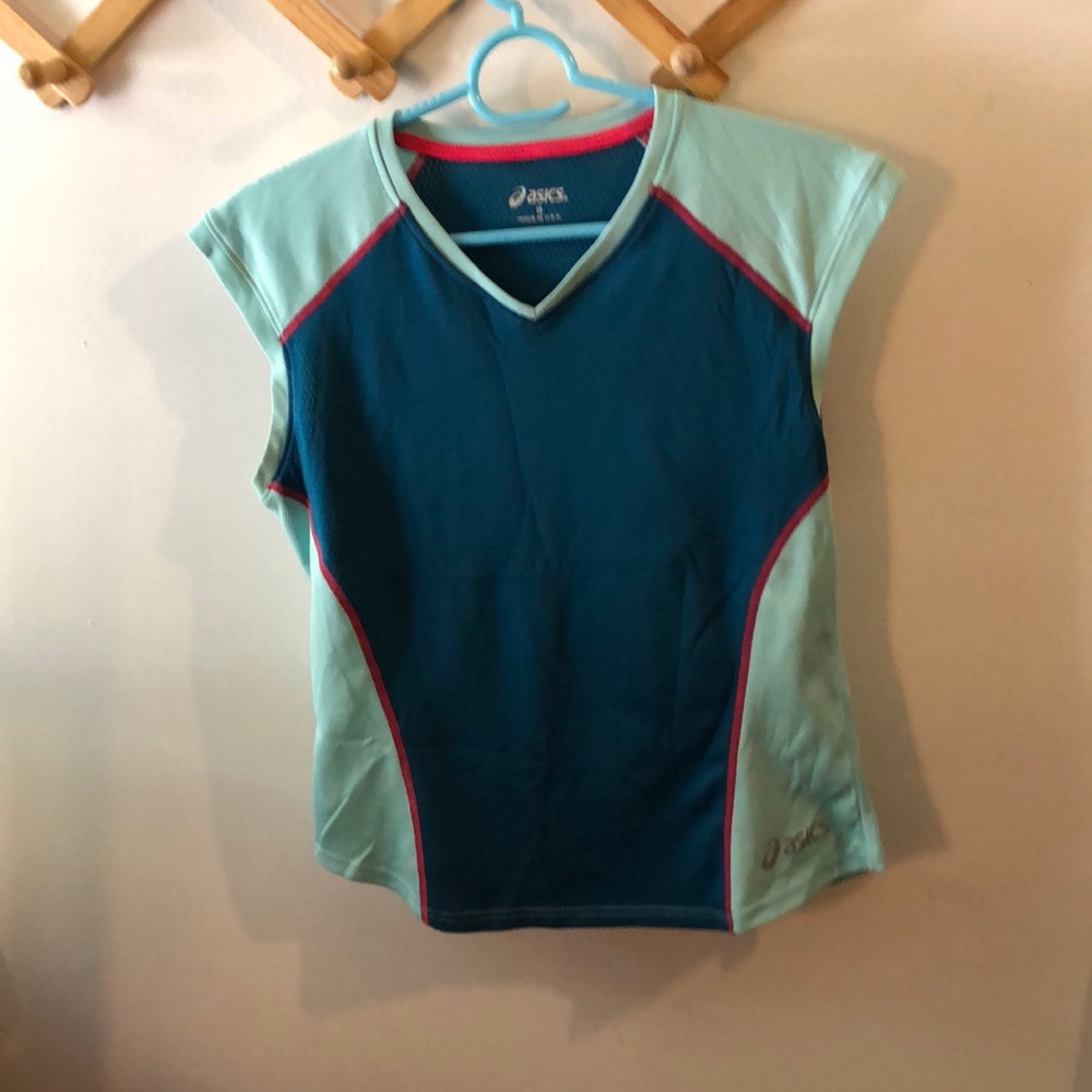 ASICS blue workout tank top size m